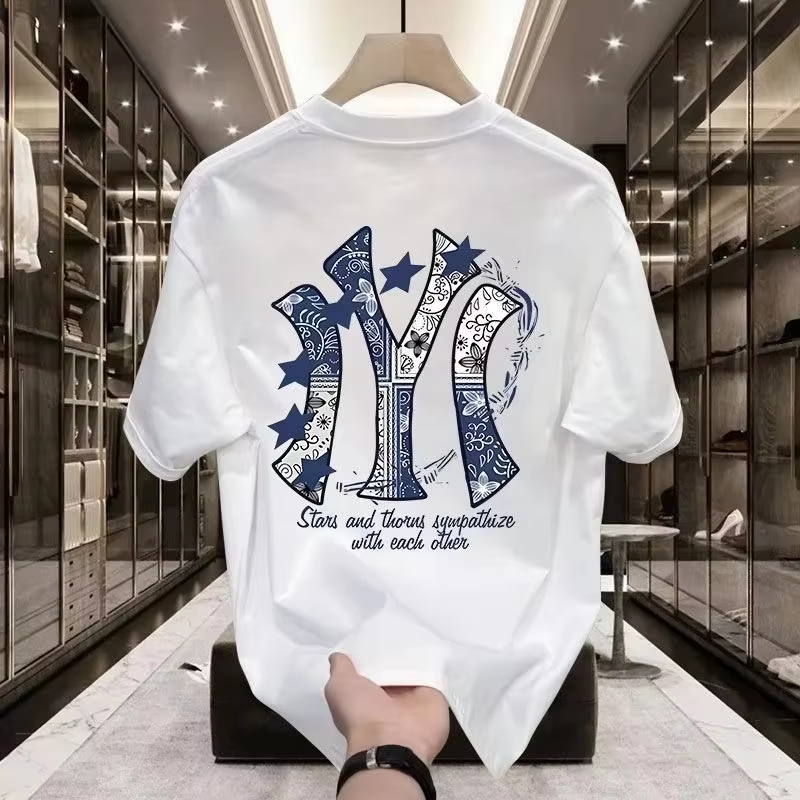 Streetwear Brand With Flowers - تي شيرت صيفي بتصميم زهور الكاجو