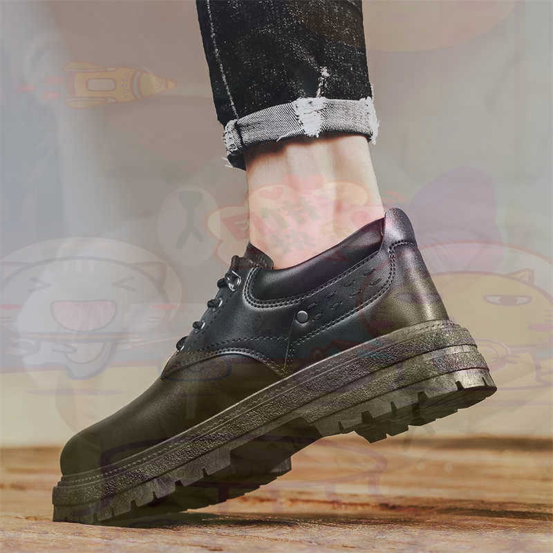 Streetwear Brand Sale - أحذية رياضية رجالية من الجلد الطبيعي