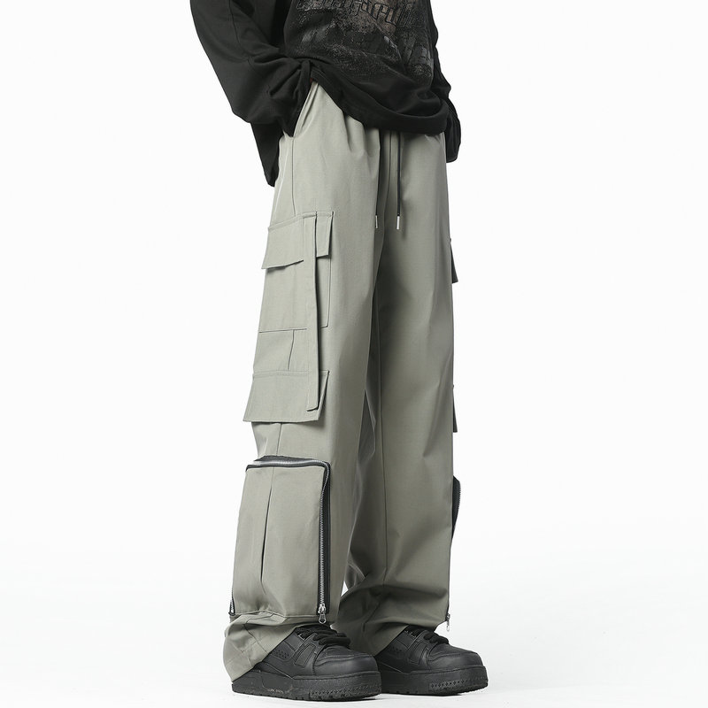 Streetwear Brand - بنطلونات رجالية عصرية فضفاضة، سراويل رياضية،