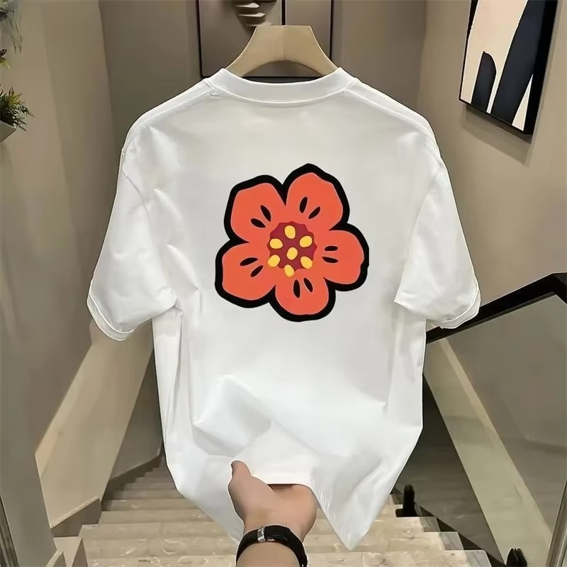 Streetwear Brand With Flowers - تي شيرت كرتوني بتصميم زهور 2026