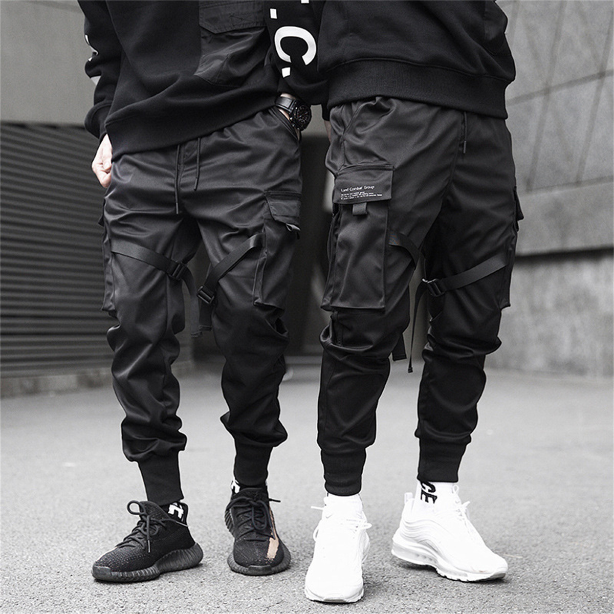 Streetwear Brand - بنطال كارجو هيب هوب للرجال ،