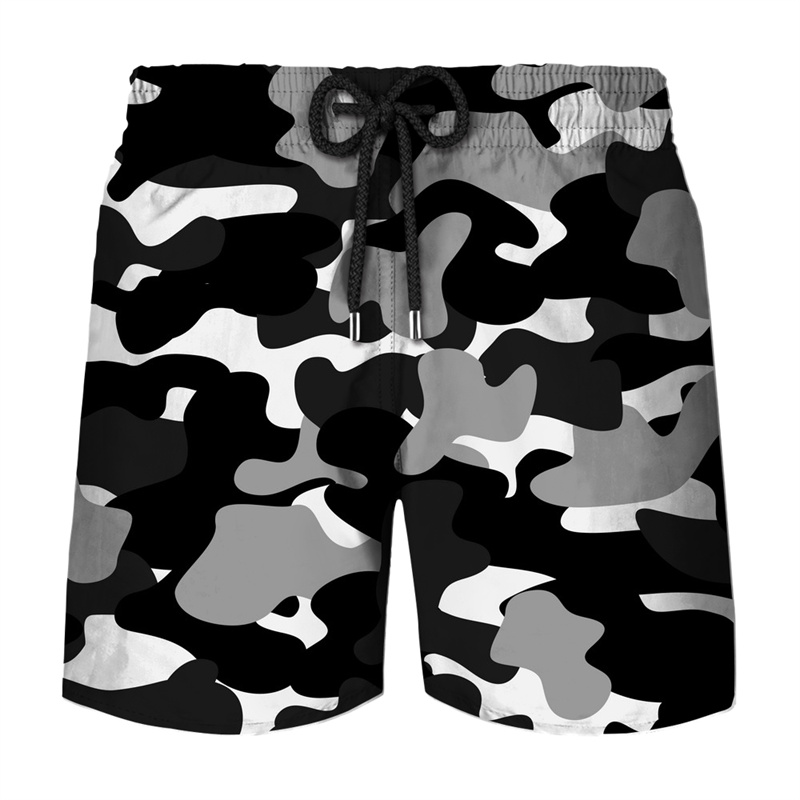 A Bathing Ape Camo - شورت كلاسيكي مموه للرجال ، مطبوع