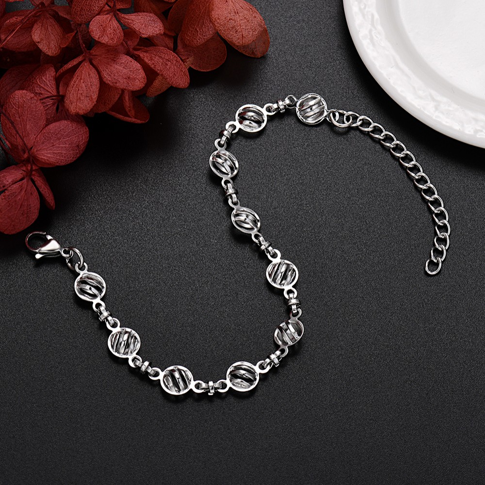 أساور سلسلة فضية مجوفة من العل - مراجعة Streetwear Brand Jewelry وسعره