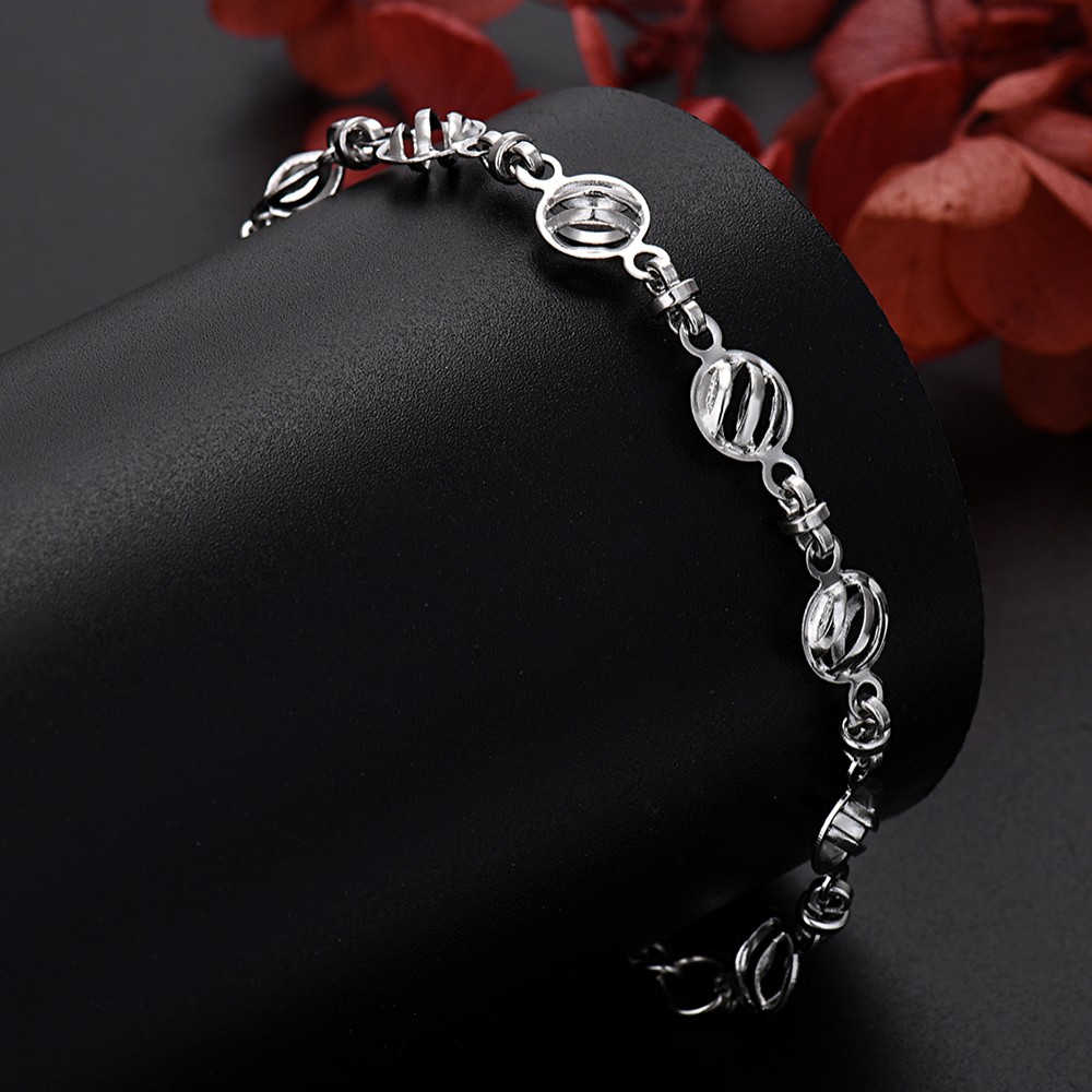 أساور سلسلة فضية مجوفة من العل - مراجعة Streetwear Brand Jewelry وسعره