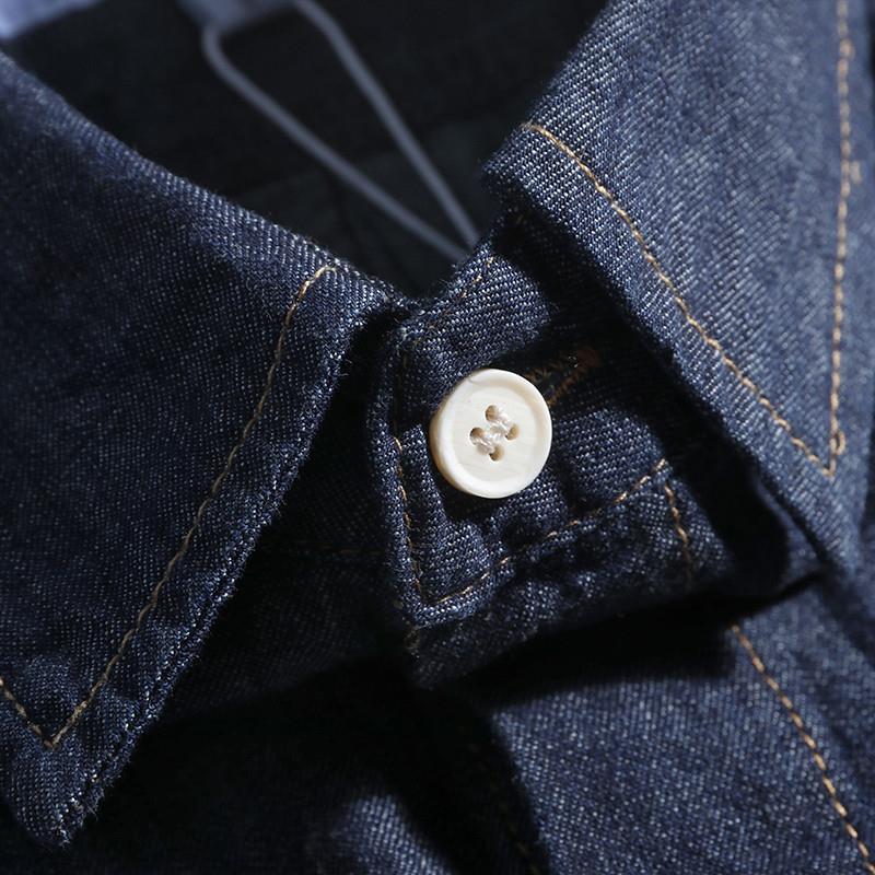 قميص دينيم رجالي فضفاض بأسلوب  - مراجعة Streetwear Brand Japanese وسعره