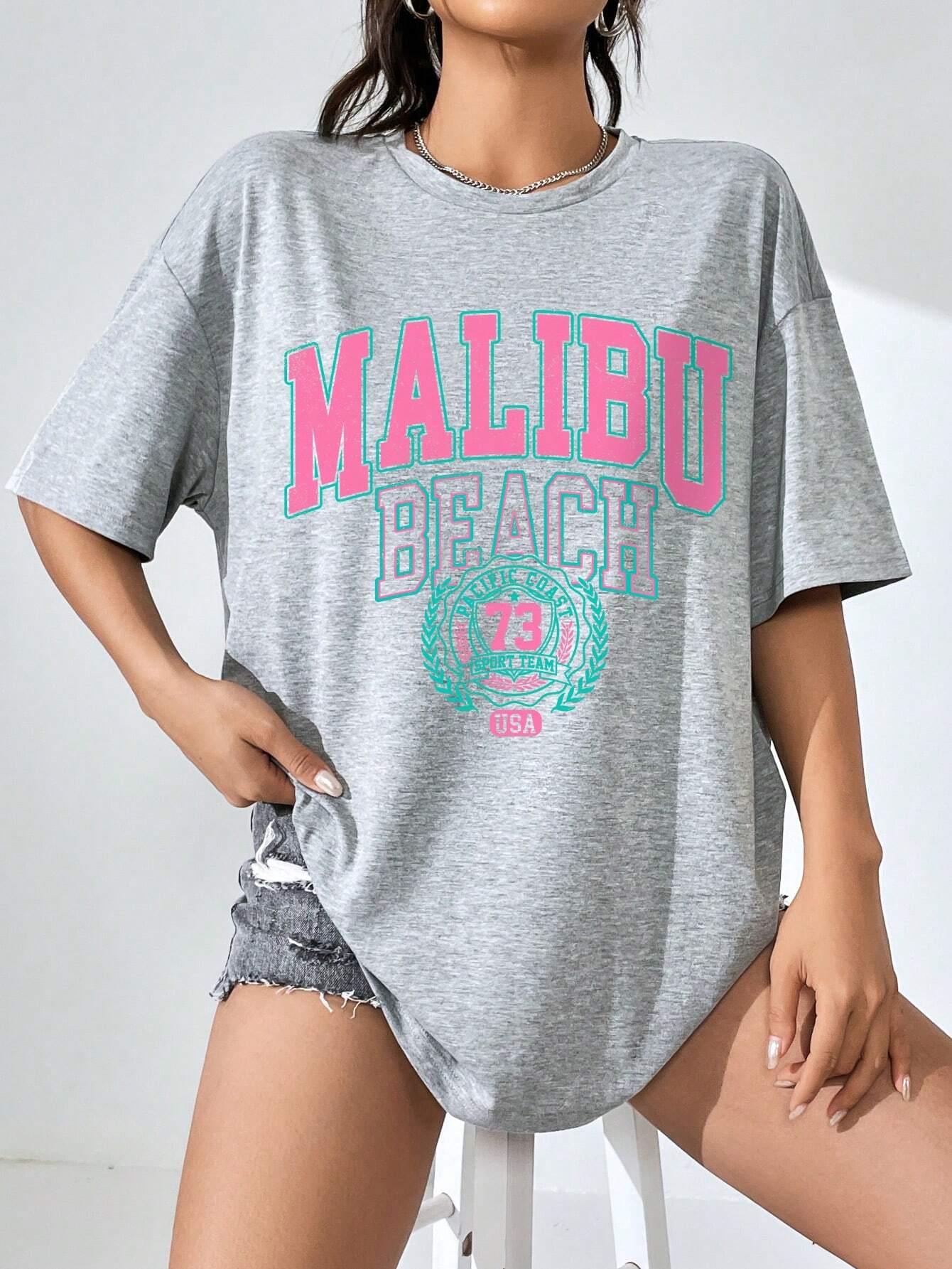 ماليبو شاطئ إلكتروني طباعة طبا - مراجعة Streetwear Brand Tees وسعره