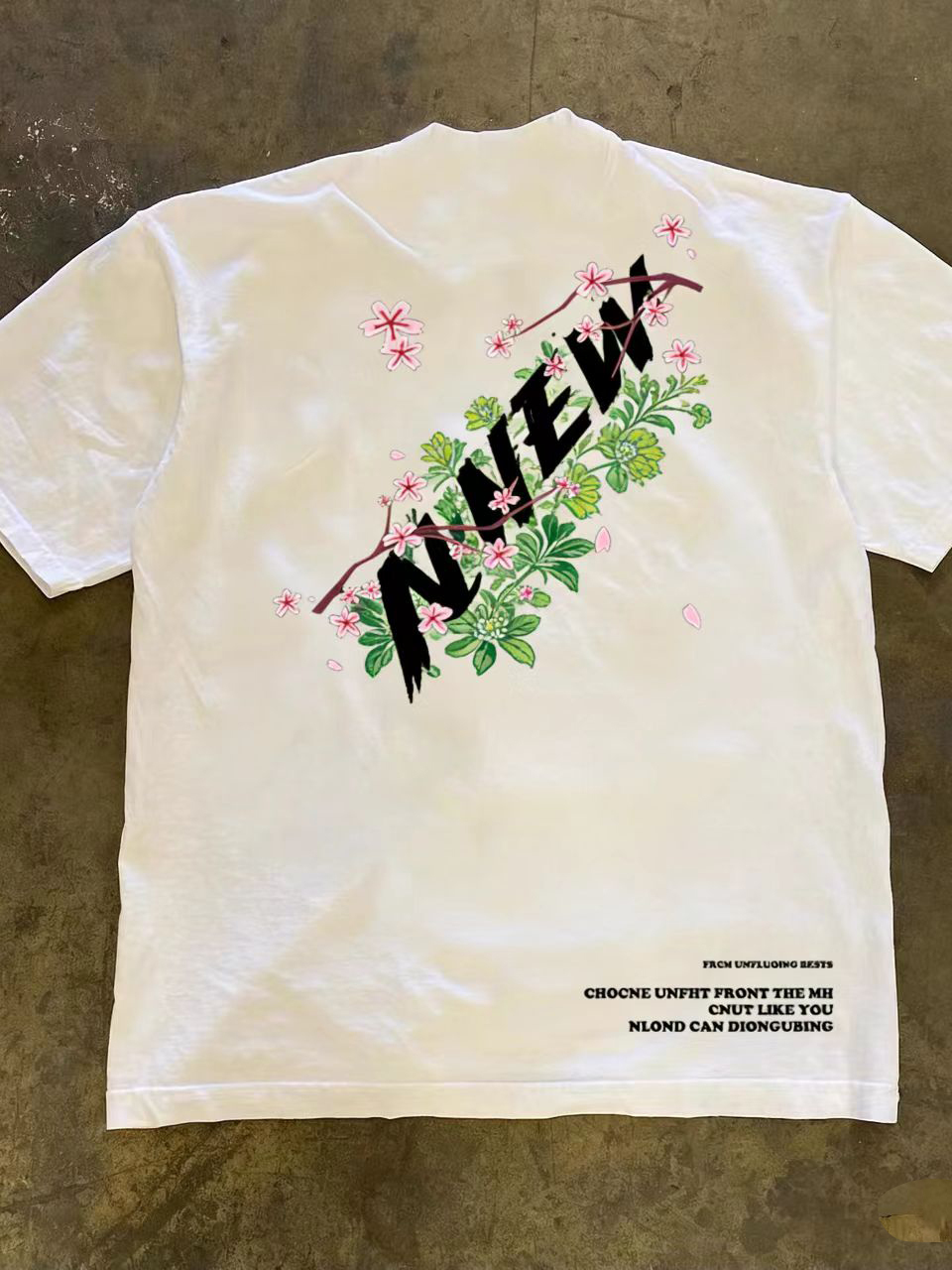 تي شيرت أمريكي الطراز بطباعة ز - مراجعة Streetwear Brand With Flowers وسعره