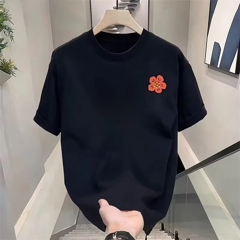 تي شيرت رجالي قطني بتصميم زهور - مراجعة Streetwear Brand With Flowers وسعره