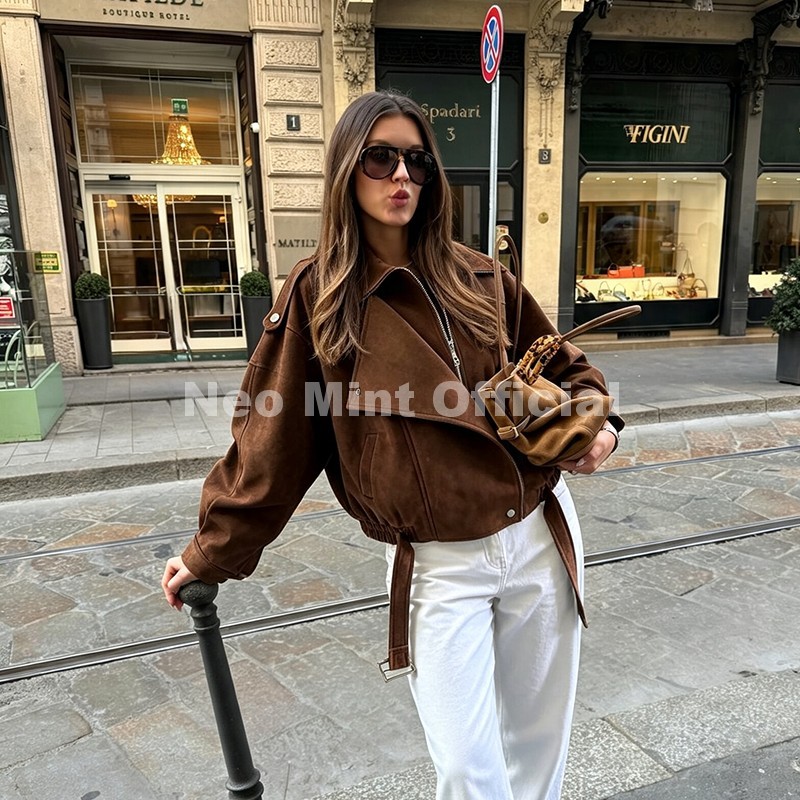 جاكيت نيو مينت الخريفي الجديد  - مراجعة Women Streetwear Brand وسعره