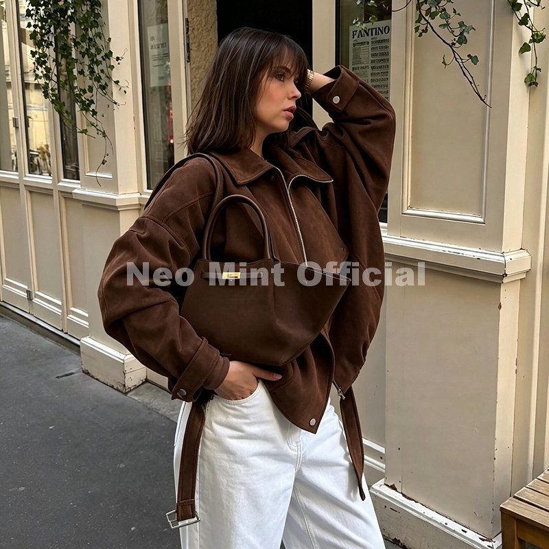 جاكيت نيو مينت الخريفي الجديد  - مراجعة Women Streetwear Brand وسعره