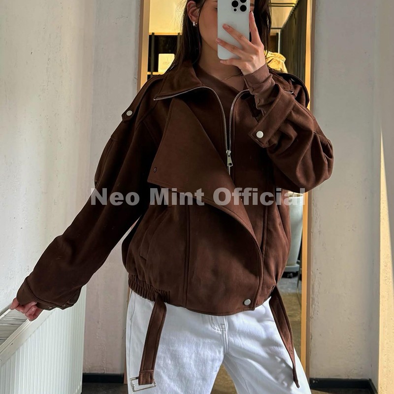 جاكيت نيو مينت الخريفي الجديد  - مراجعة Women Streetwear Brand وسعره
