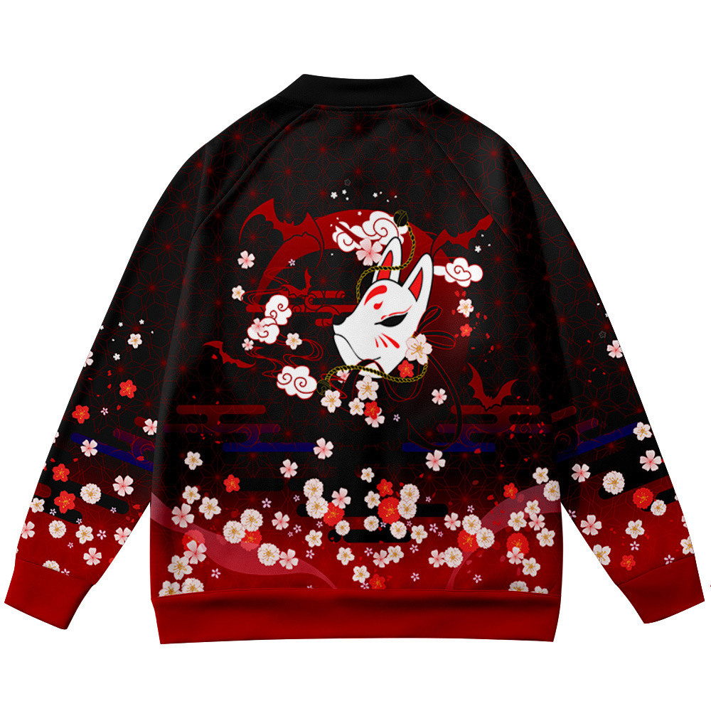 معاطف أنيمي زهرة الثعلب ثلاثية - مراجعة Streetwear Brand With Flowers وسعره