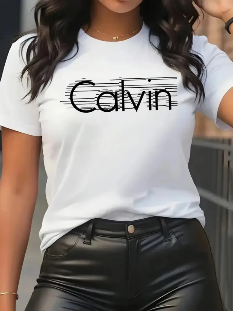 كالفين المرأة تي شيرت الترفيه  - مراجعة Streetwear Brand Tees وسعره