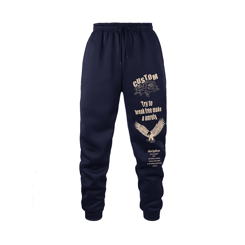 بنطال رياضي متوسط الخصر برباط  - مراجعة Streetwear Brand وسعره