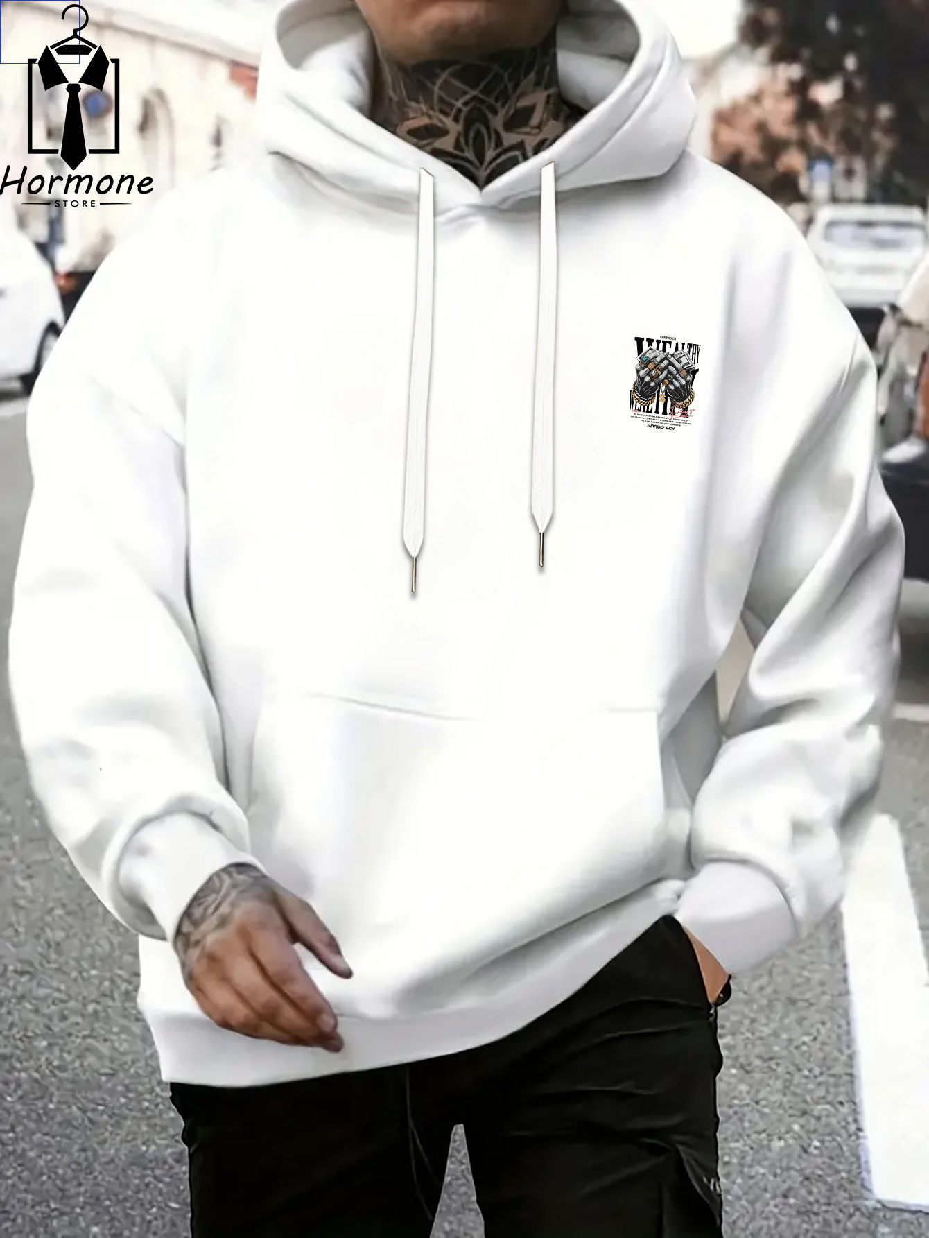 هودي بطبعة يد على شكل جمجمة من - مراجعة Streetwear Brand Jewelry وسعره